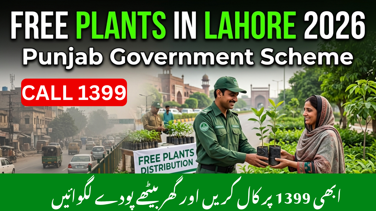 Government Free Plant Scheme in Lahore