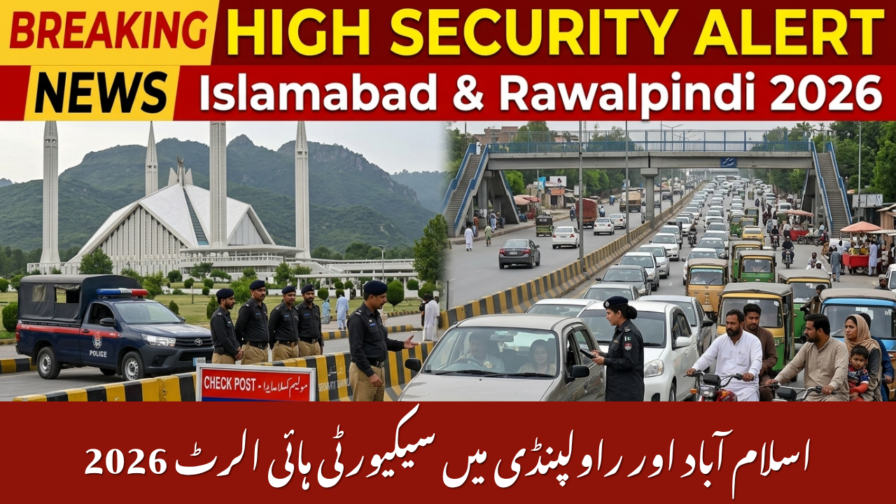 High Alert in Islamabad & Rawalpindi