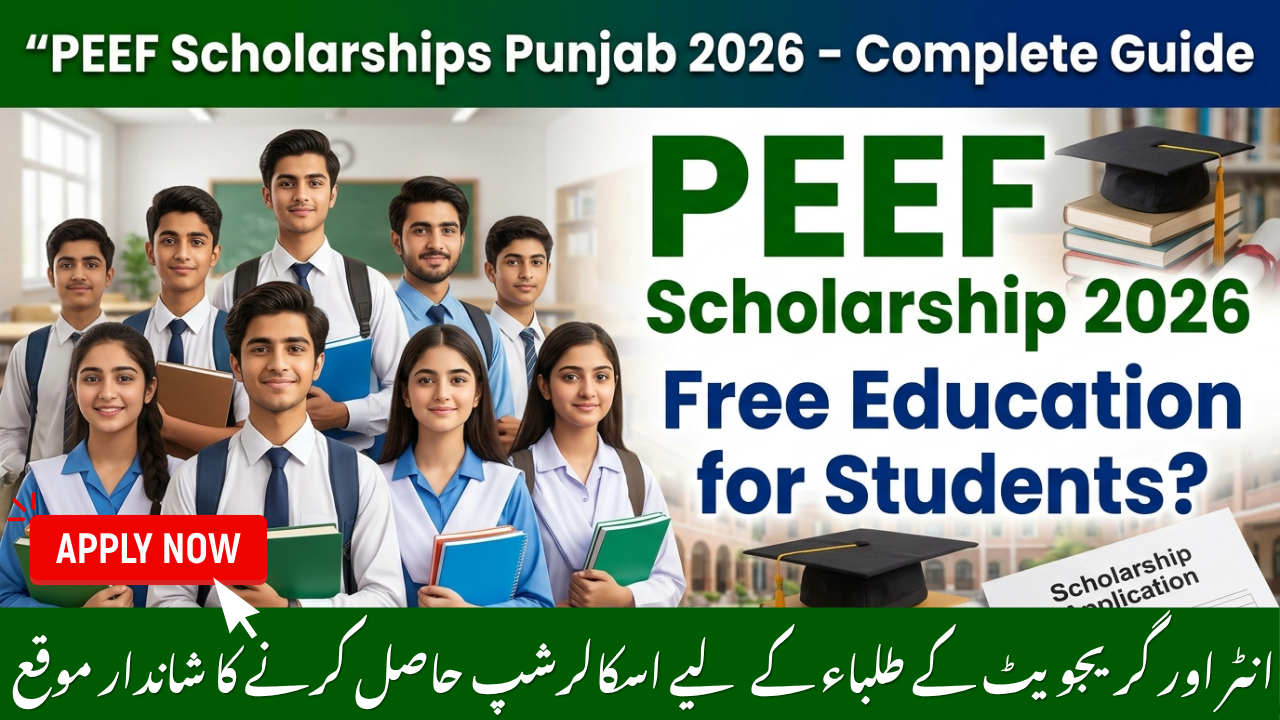 PEEF Scholarships Punjab 2026