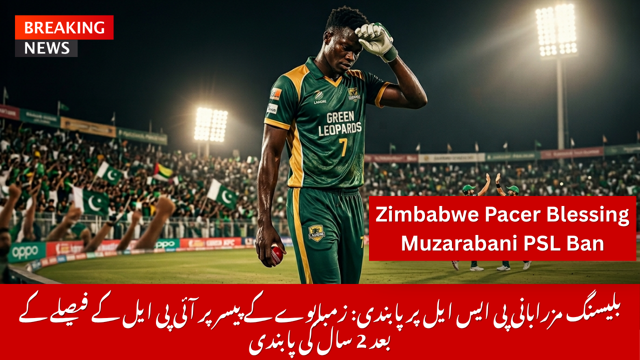 Blessing Muzarabani PSL Ban: Zimbabwe Pacer
