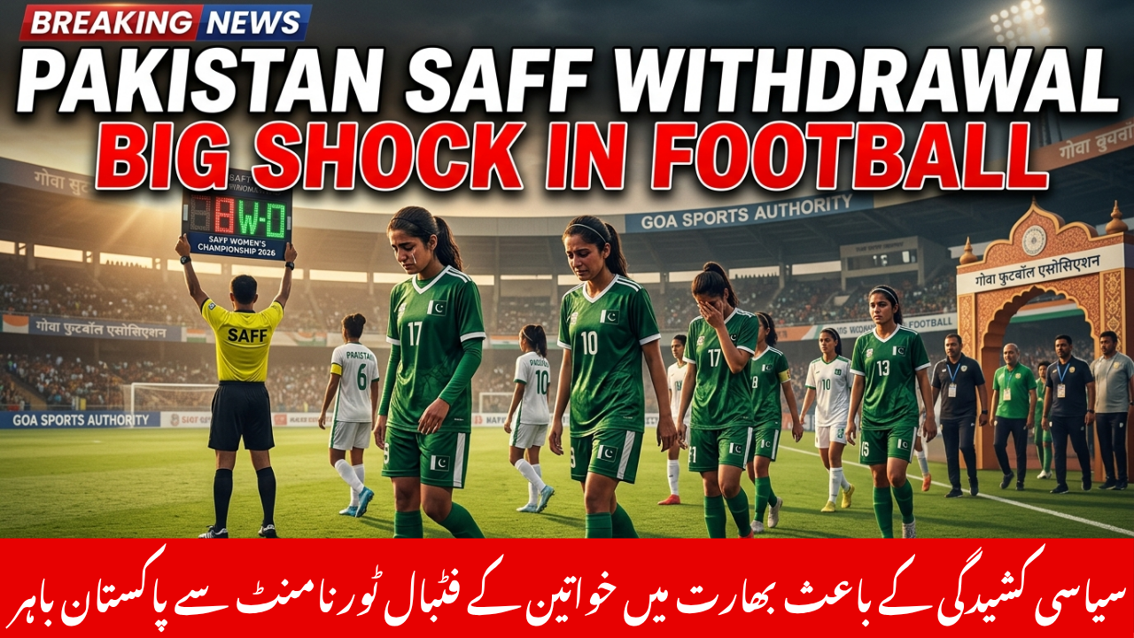 Pakistan Women’s Football Team SAFF Withdrawal