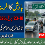 Rain alert issued for 18–23 April 2026 Pakistan