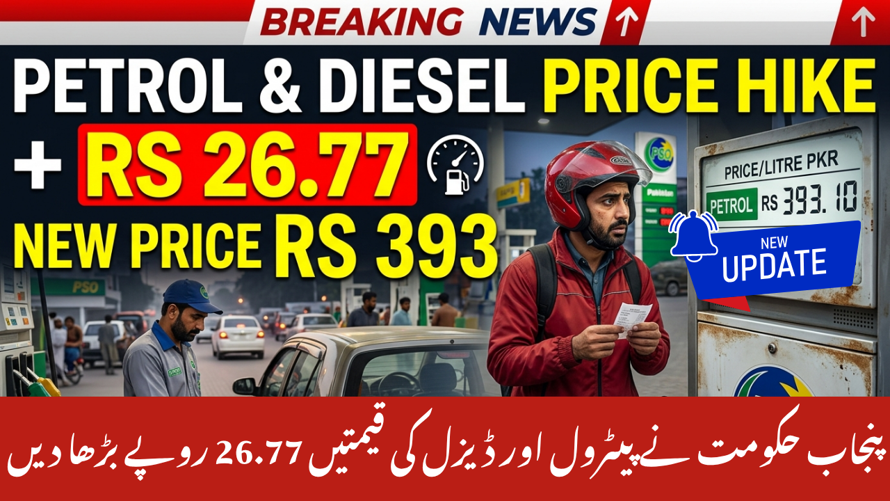 petrol price increased by Rs. 26.77