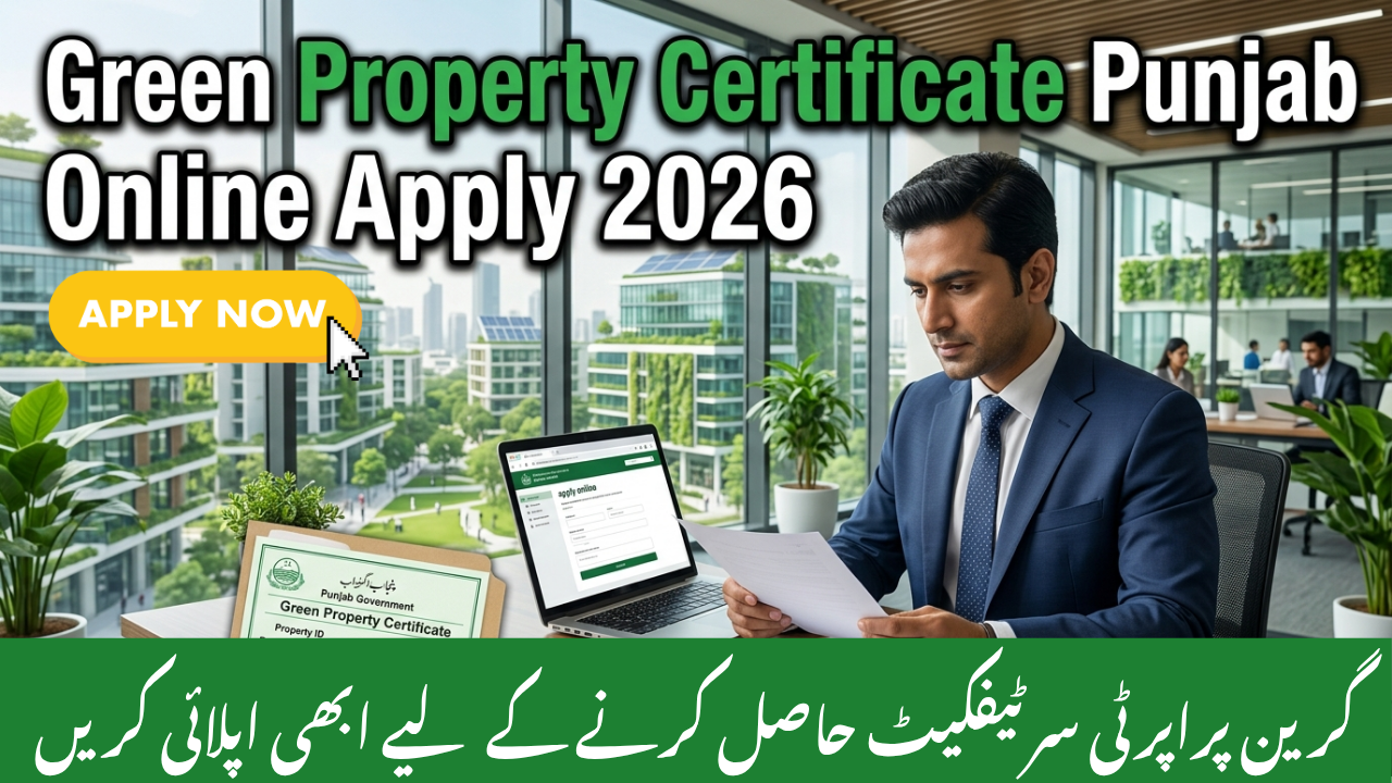 Green Property Certificate Punjab online apply