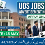 University of Sargodha UOS Jobs Advertisement No. 03/2026
