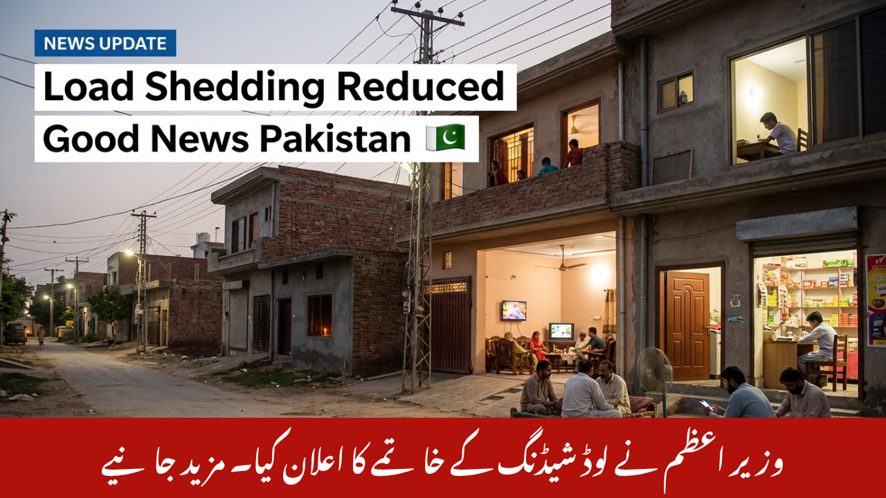 load shedding reduction in Pakistan